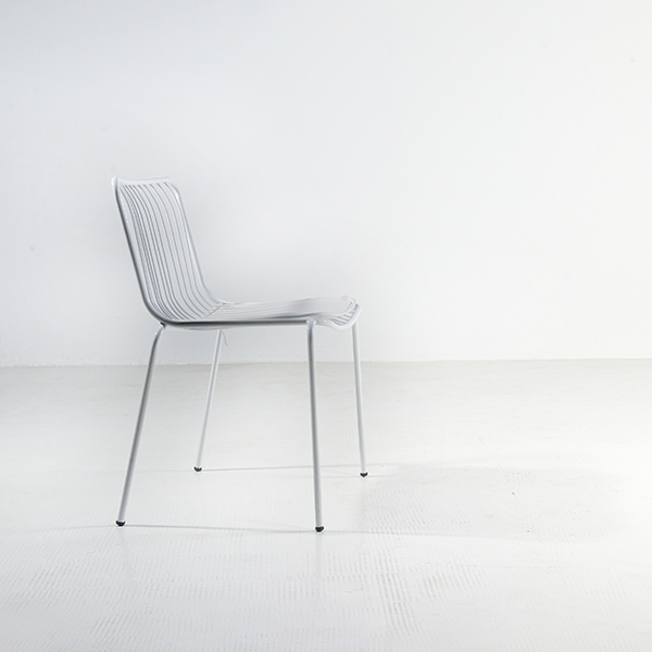 Silla 928 blanca - perspectiva